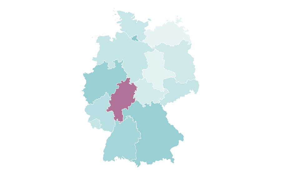 Affinity by region — Eyes Wide Shut, Germany