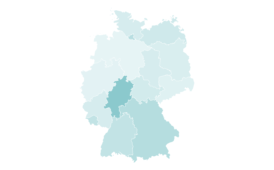 Afinidad por región — Eyewear, Alemania