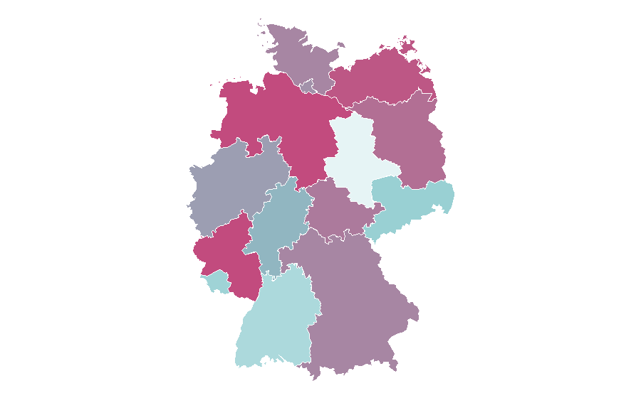 Affinity by region — Fabletics, Germany