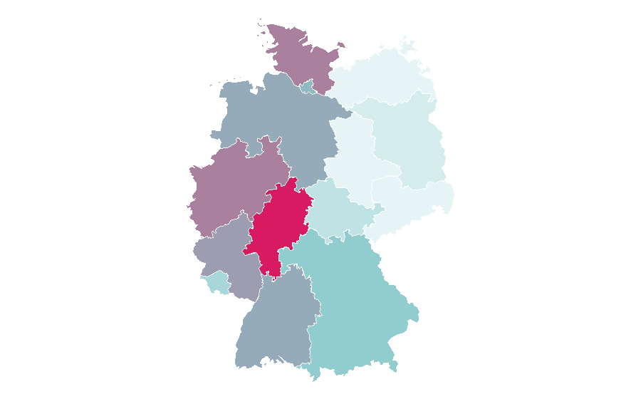 Affinity by region — FaceTime, Germany