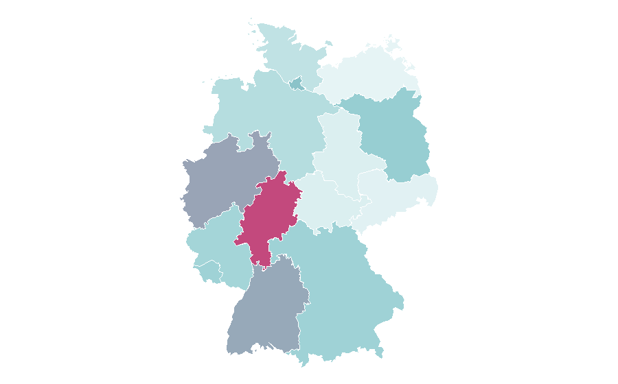 Affinity by region — Facility management, Germany