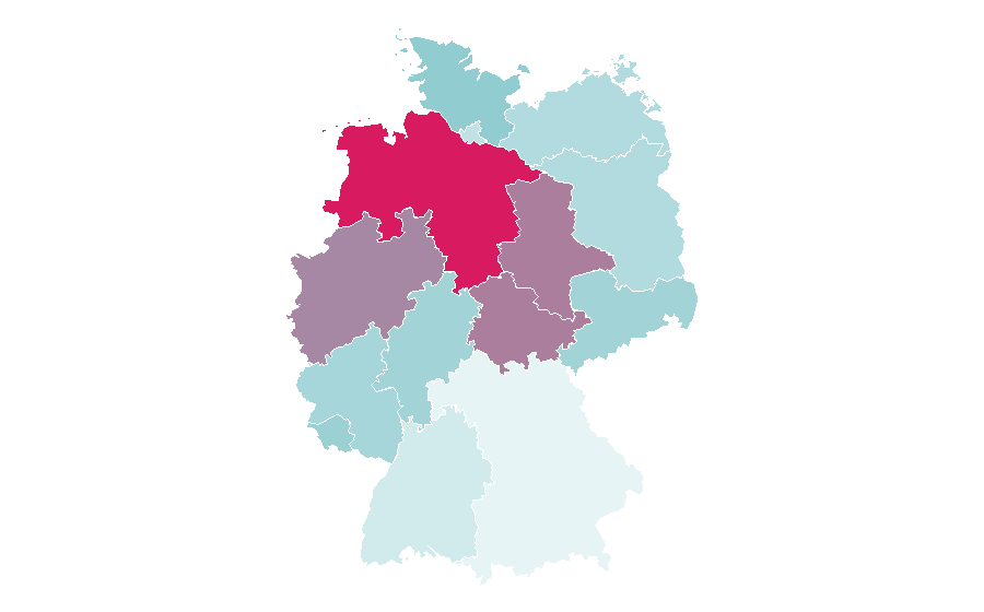 Affinity by region — Fairy Tail, Germany