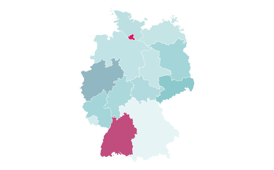 Affinity by region — Faithless, Germany