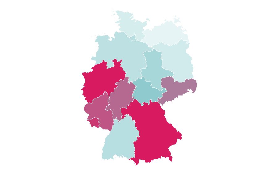 Affinity by region — Falling in Reverse, Germany