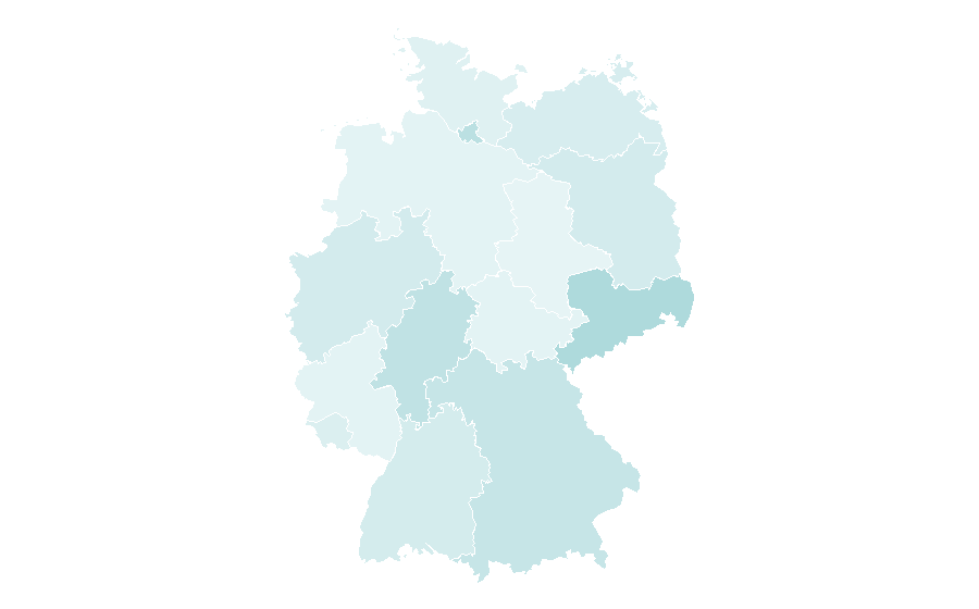 Affinity by region — Falun Gong, Germany