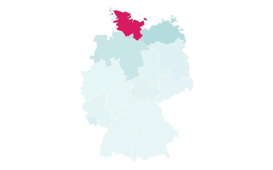 Affinité par région — Famila, Allemagne