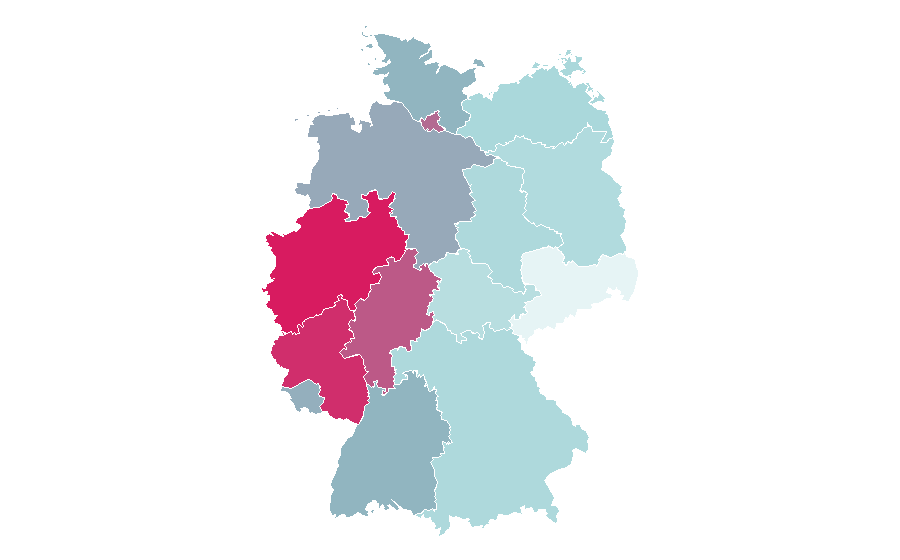 Affinity by region — Family reunion, Germany