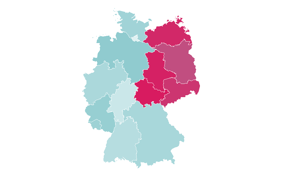 Affinity by region — F&F, Germany