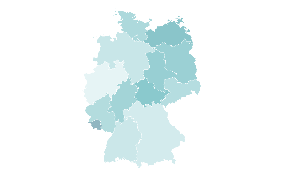 Affinity by region — Fantasy sport, Germany