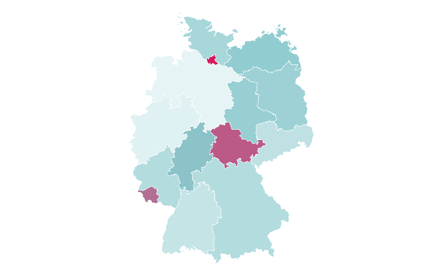 Affinity by region — Fast-moving consumer goods, Germany