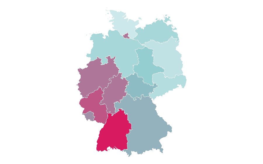 Affinité par région — Father's Day, Allemagne