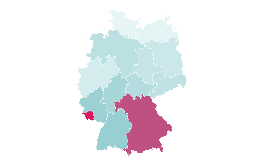 Affinità per regione — FC Annecy, Germania