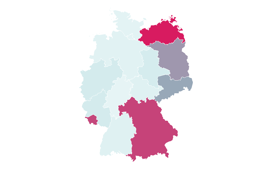 Affinity by region — FC Ingolstadt 04, Germany
