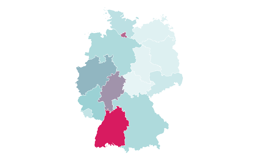 Affinity by region — F.C. Porto, Germany