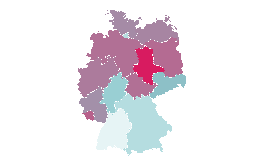 Affinity by region — Fear the Walking Dead, Germany