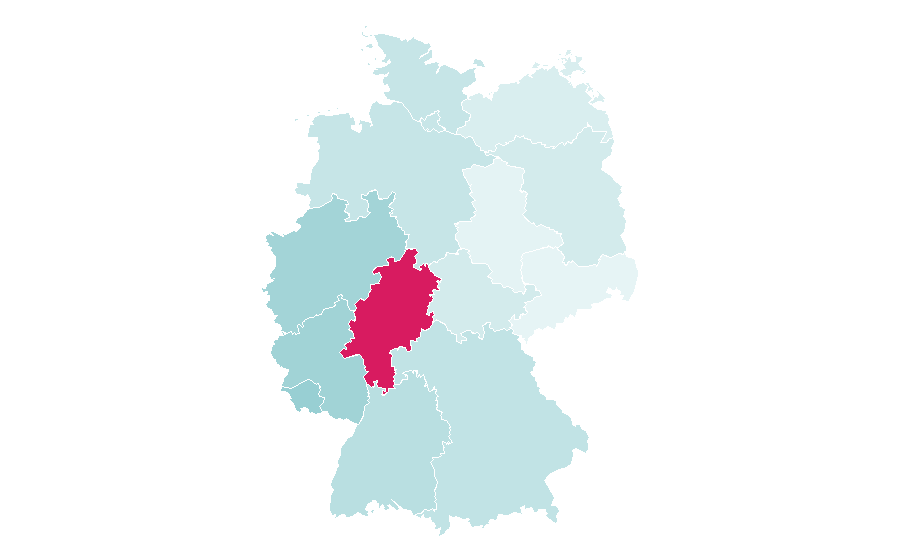 Affinity by region — FEET, Germany
