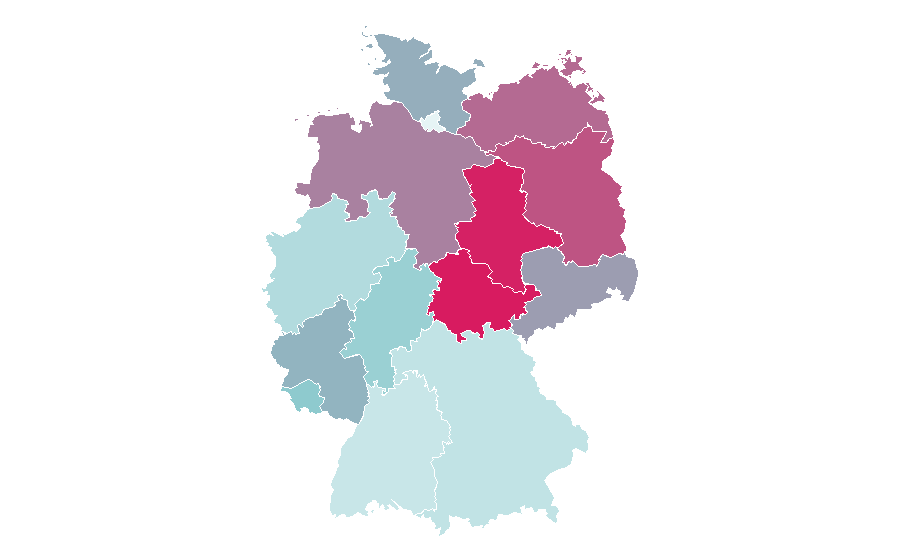 Affinity by region — Felicitas Woll, Germany