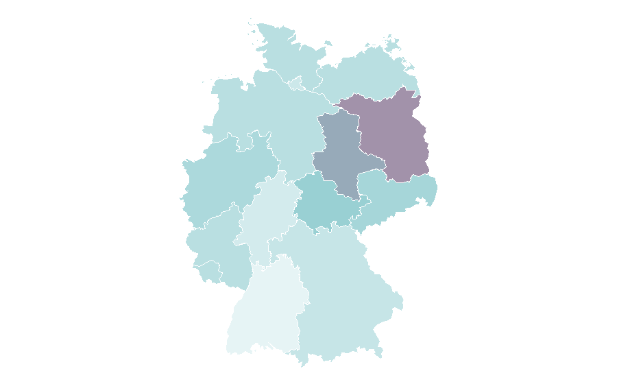 Affinity by region — Felicity Jones, Germany