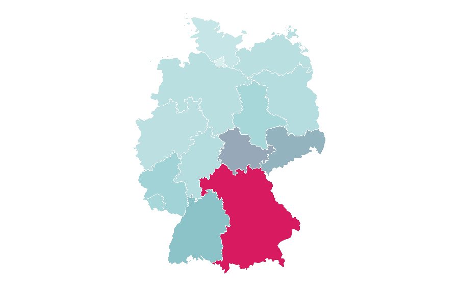 Afinidad por región — Felix Neureuther, Alemania