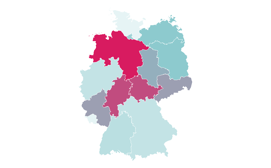 Affinité par région — Feminism, Allemagne