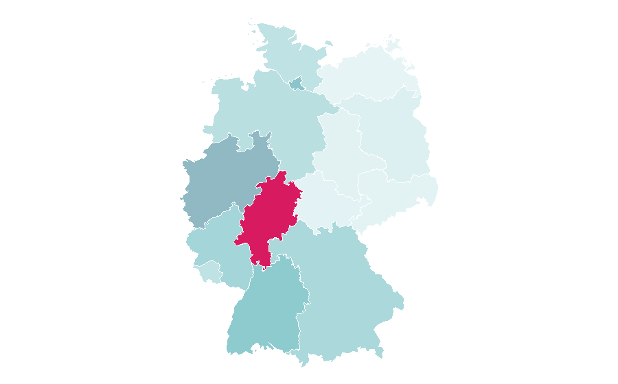 Affinità per regione — Fener, Germania