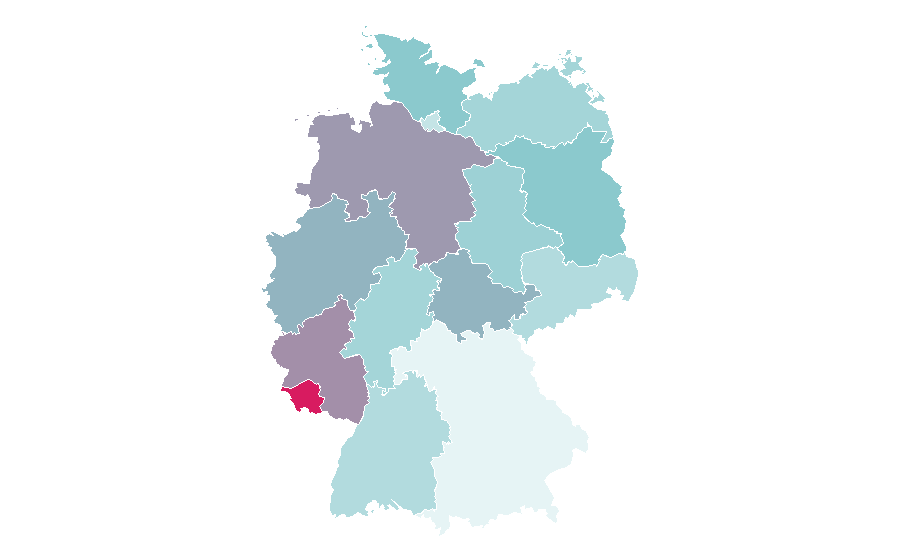 Affinity by region — Ferien mit Hund, Germany