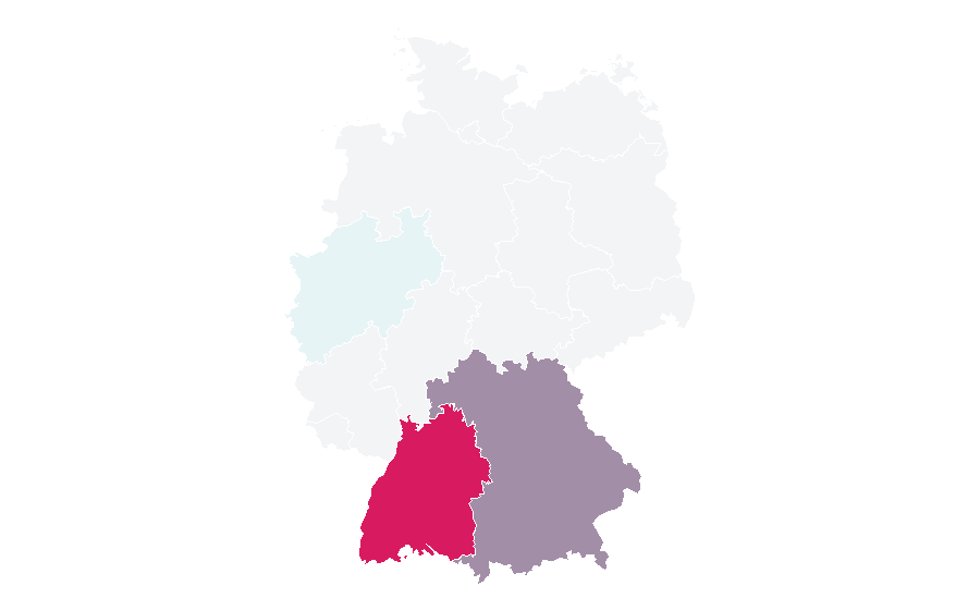 Affinity by region — Fermentation in food processing, Germany