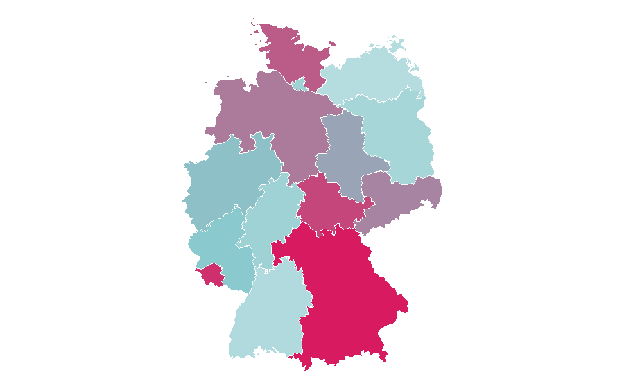Affinity by region — Feuerschwanz, Germany