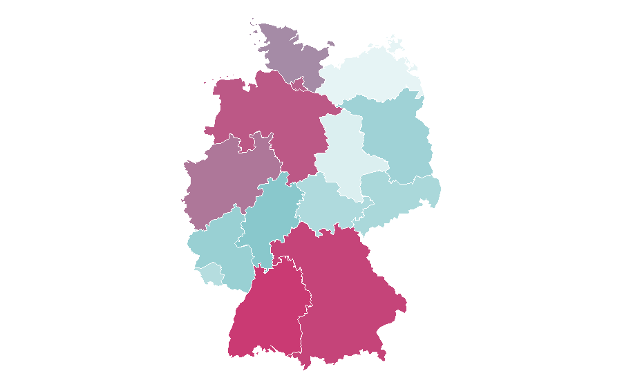 Affinity by region — Fever, Germany