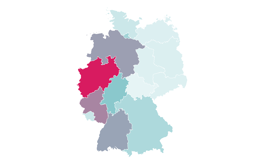 Affinity by region — Feyenoord, Germany