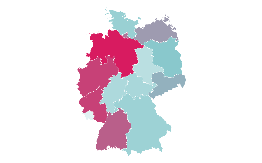 Affinity by region — FIBA EuroBasket, Germany