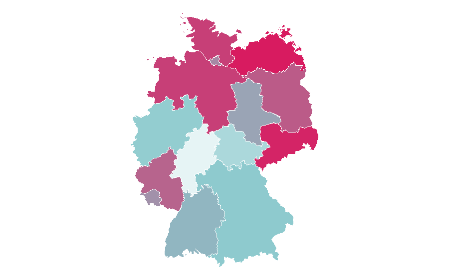 Affinity by region — FIFA Women's World Cup, Germany