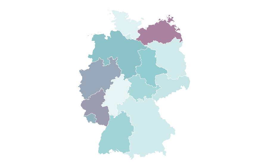 Affinity by region — Fighting game, Germany