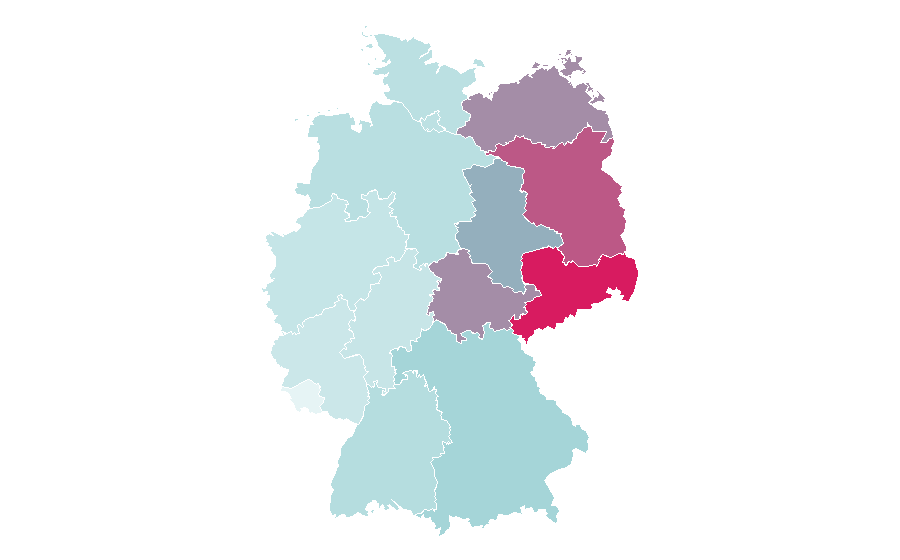 Affinity by region — Figure skating, Germany