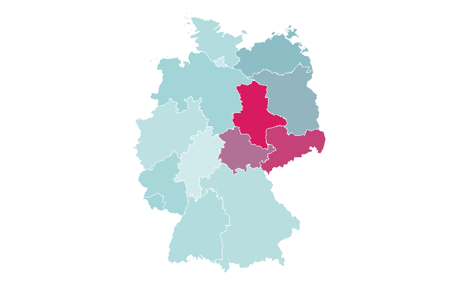 Affinity by region — Filter (aquarium), Germany