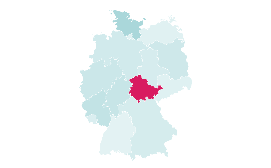 Affinity by region — Financial adviser, Germany