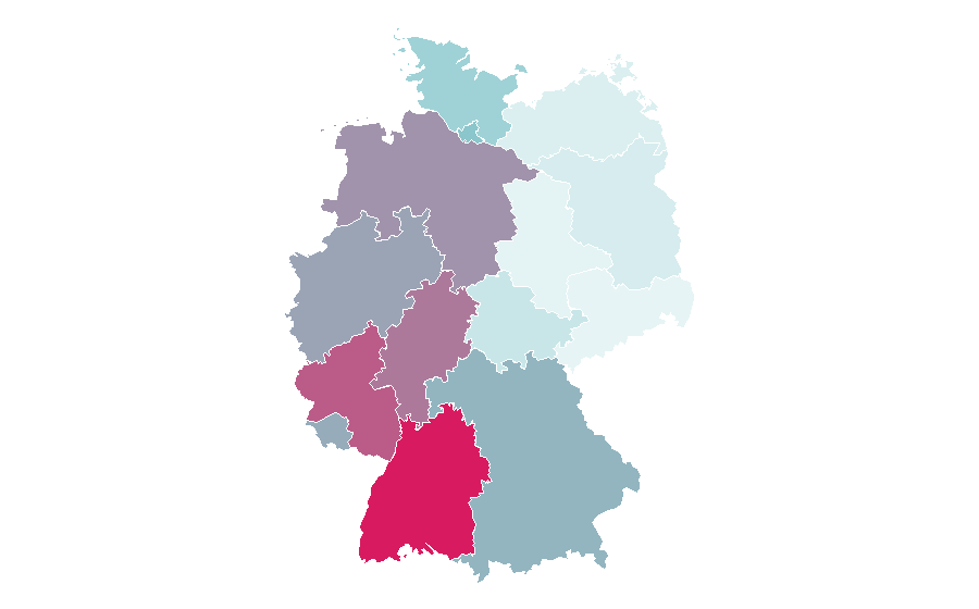Affinity by region — Finger food, Germany