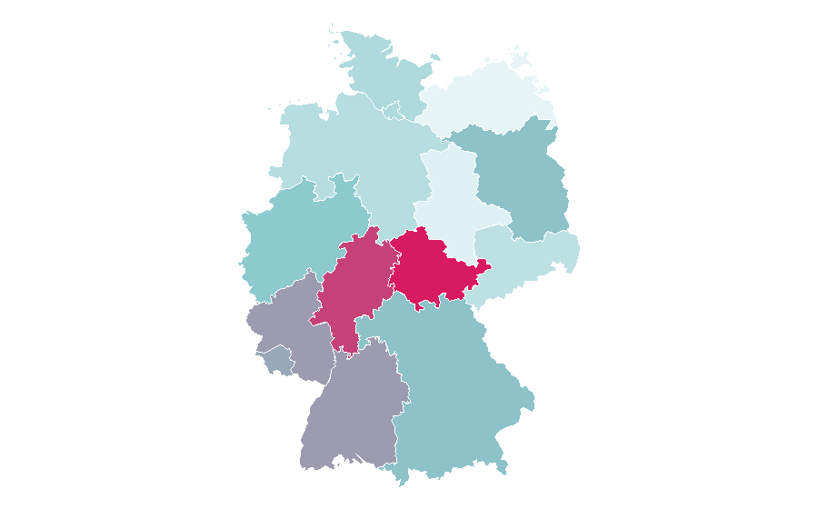 Affinité par région — Fire, Allemagne
