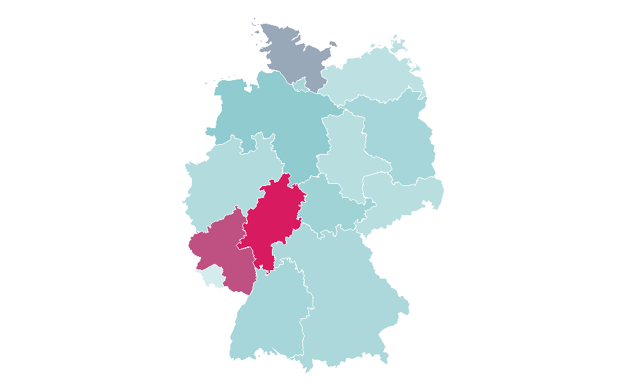 Affinità per regione — Firefighting, Germania