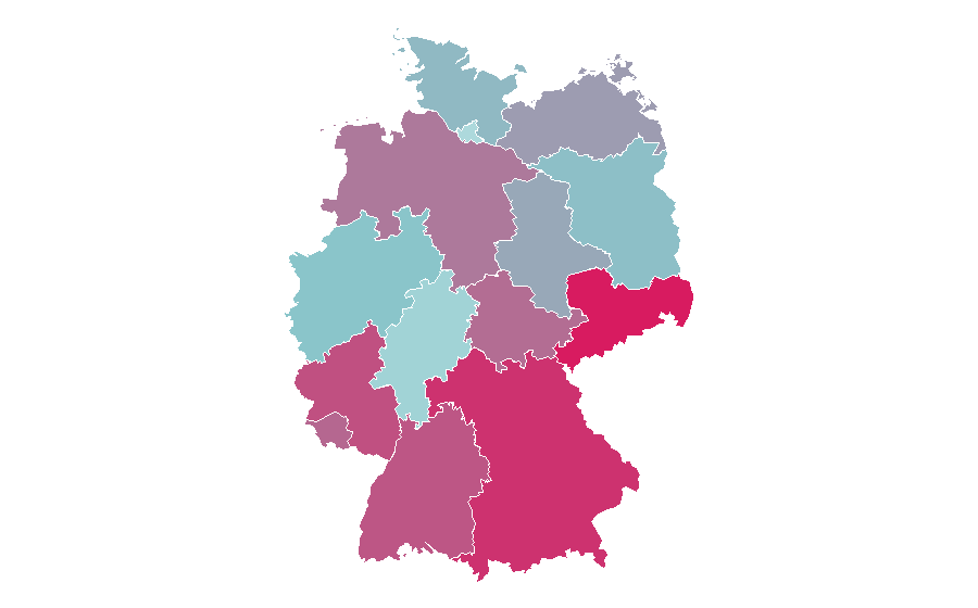 Affinity by region — Fireman Sam, Germany