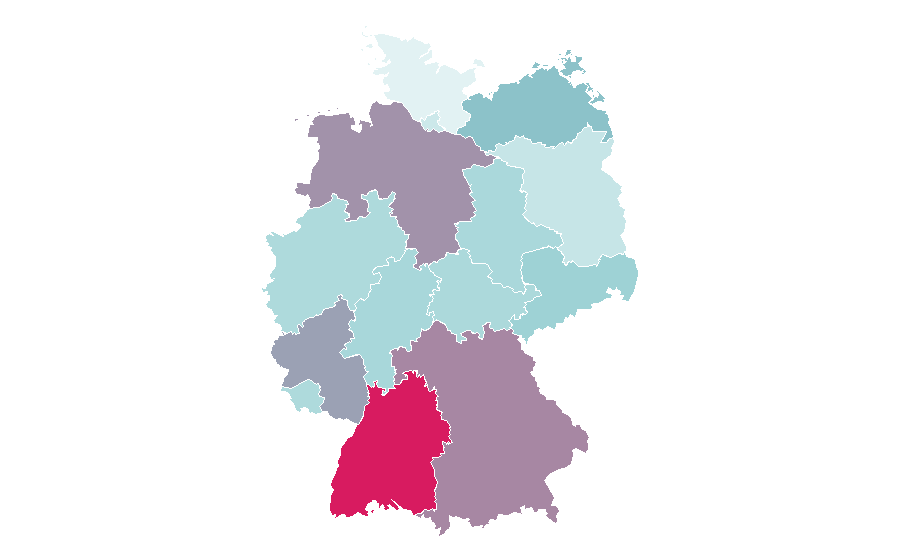 Affinity by region — Fischer (company), Germany