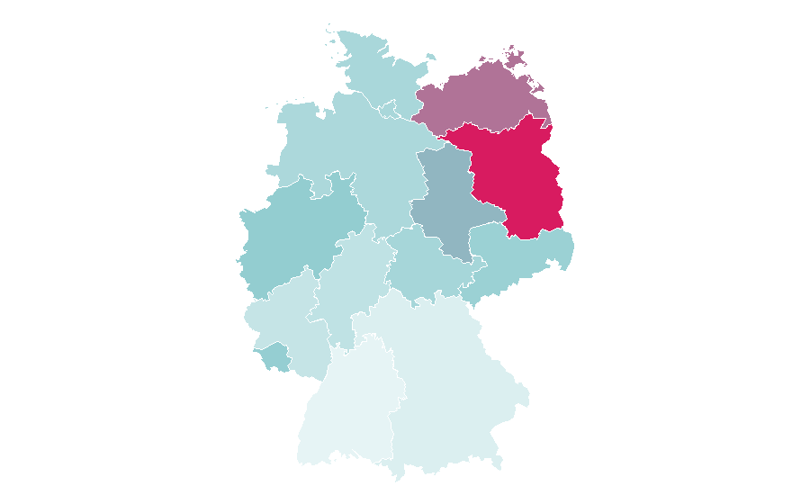 Affinity by region — Fishing lure, Germany