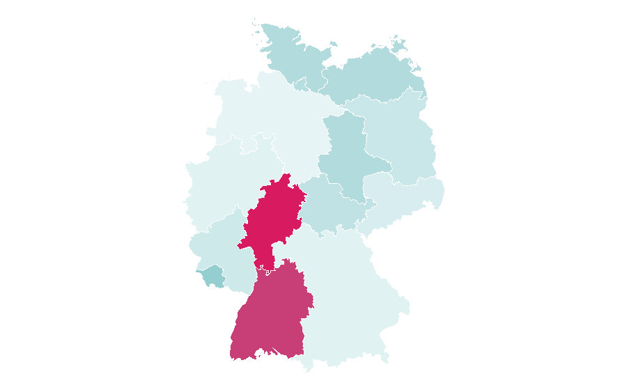 Affinità per regione — Fishing tackle, Germania