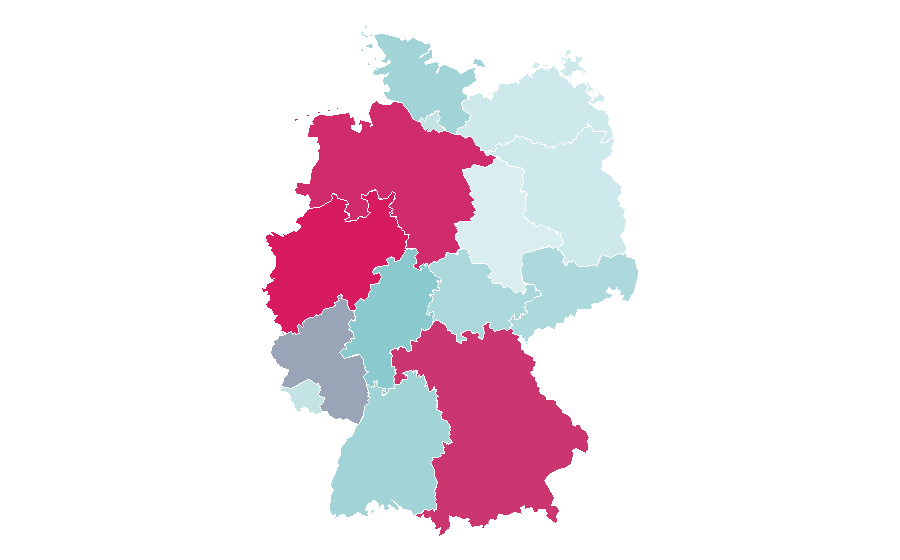 Affinity by region — Fishkeeping, Germany