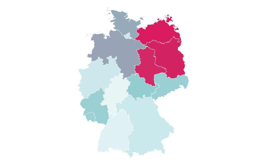 Affinity by region — Fixer Upper (TV series), Germany