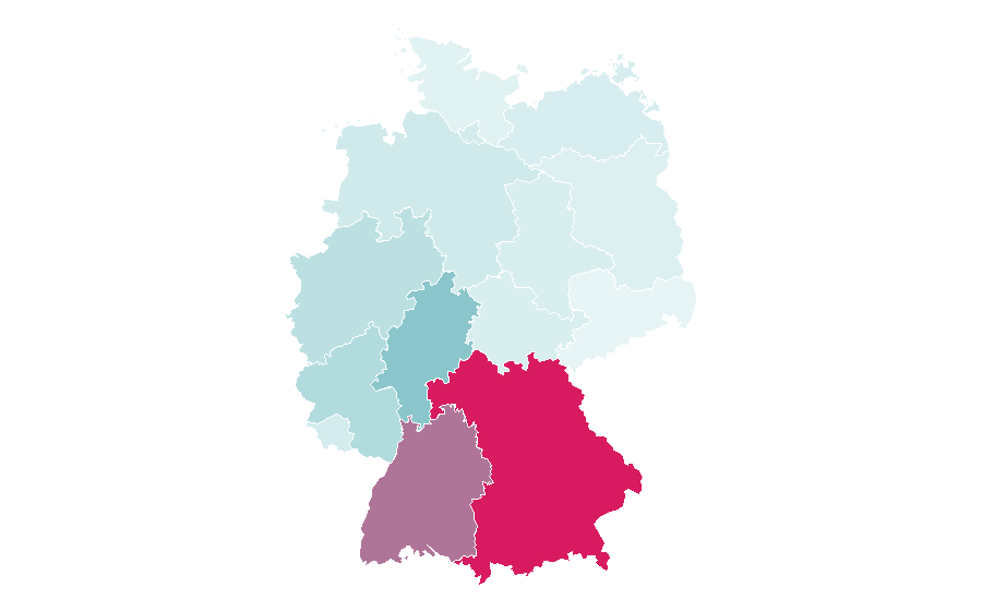 Afinidad por región — FK Partizan, Alemania