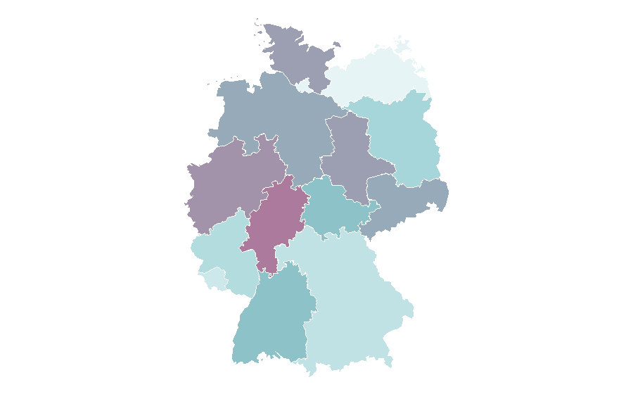 Affinity by region — FL Studio, Germany