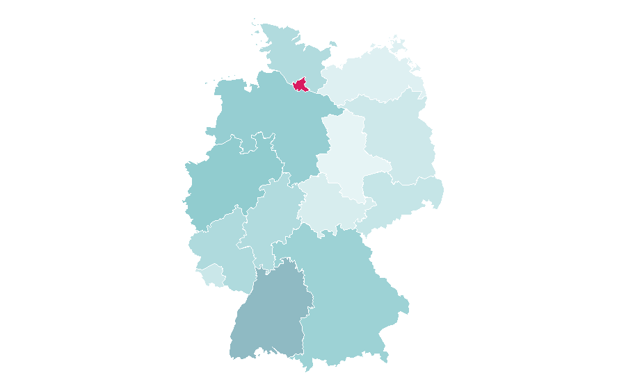 Affinity by region — Flamingo, Germany