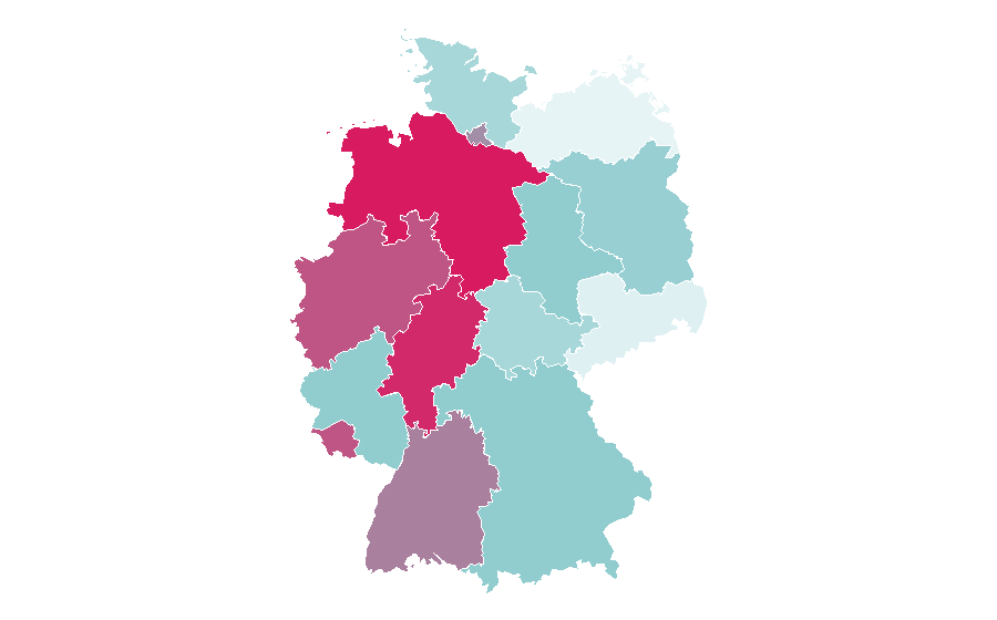 Affinity by region — Flash (Jay Garrick), Germany