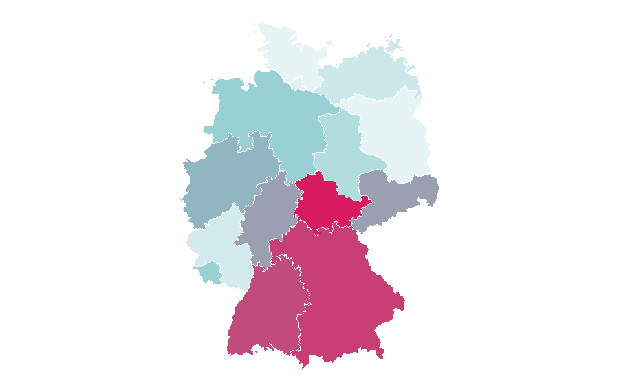 Affinity by region — Flash memory, Germany
